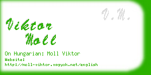 viktor moll business card